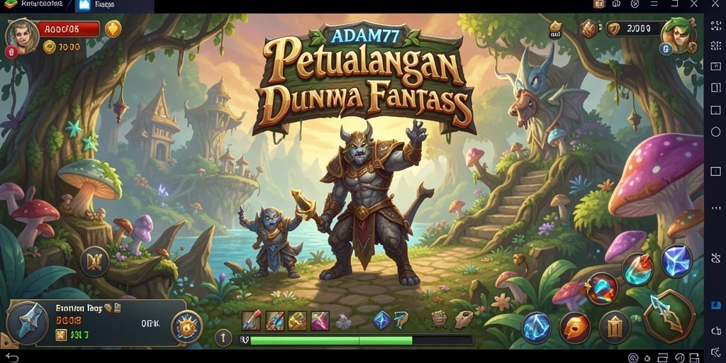Gameplay seru dalam ADAM77 yang membawa Anda ke dunia fantasi.