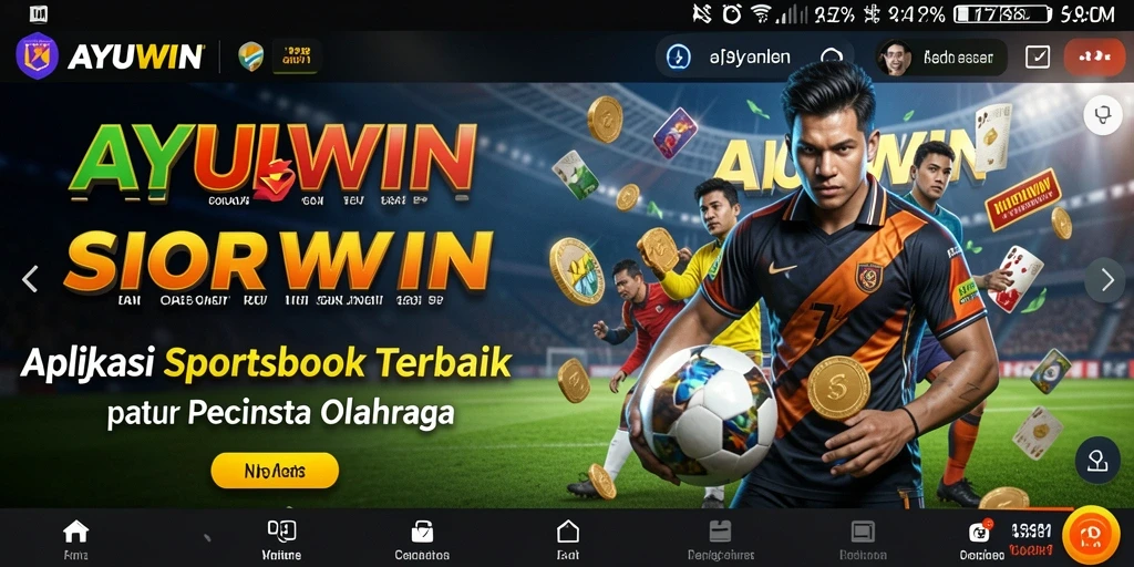 Tampilan gameplay AYUWIN yang menarik untuk taruhan olahraga.