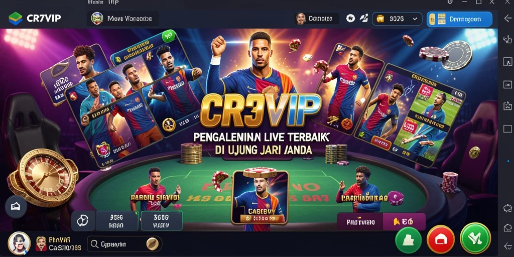 Tampilan gameplay Live Casino yang menarik di CR7VIP.