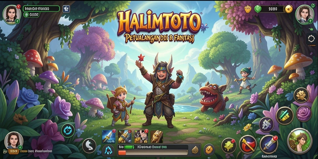 Tangkapan layar gameplay HALIMTOTO menunjukkan petualangan seru yang menanti.