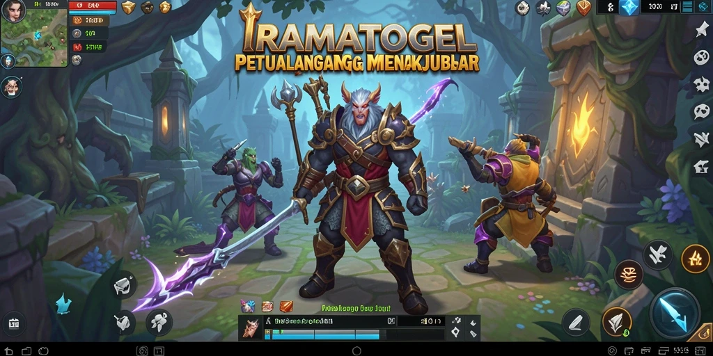 Screenshot gameplay IRAMATOGEL menampilkan petualangan seru di dunia MMORPG.