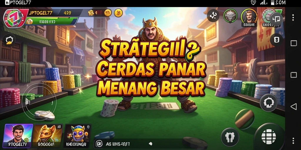 Tampilan gameplay menarik dan strategis dalam JPTOGEL77.