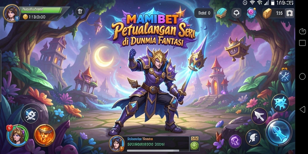Screenshot gameplay MAMIBET menampilkan aksi petualangan yang mendebarkan.