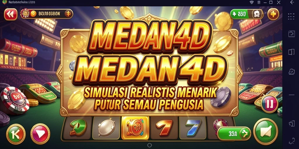 Tampilan gameplay MEDAN4D yang mengesankan dan realistis.