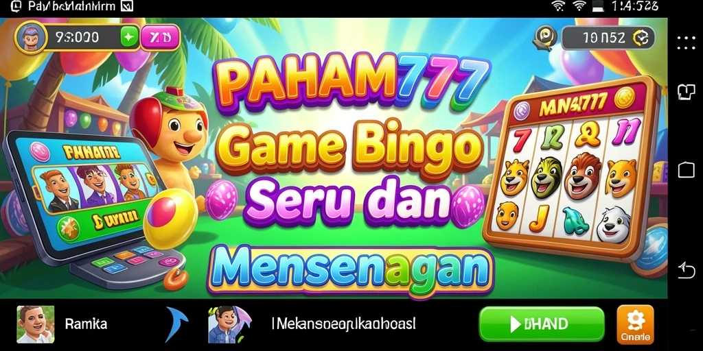 Tampilan gameplay PAHAM777 yang seru dan interaktif dalam permainan Bingo.