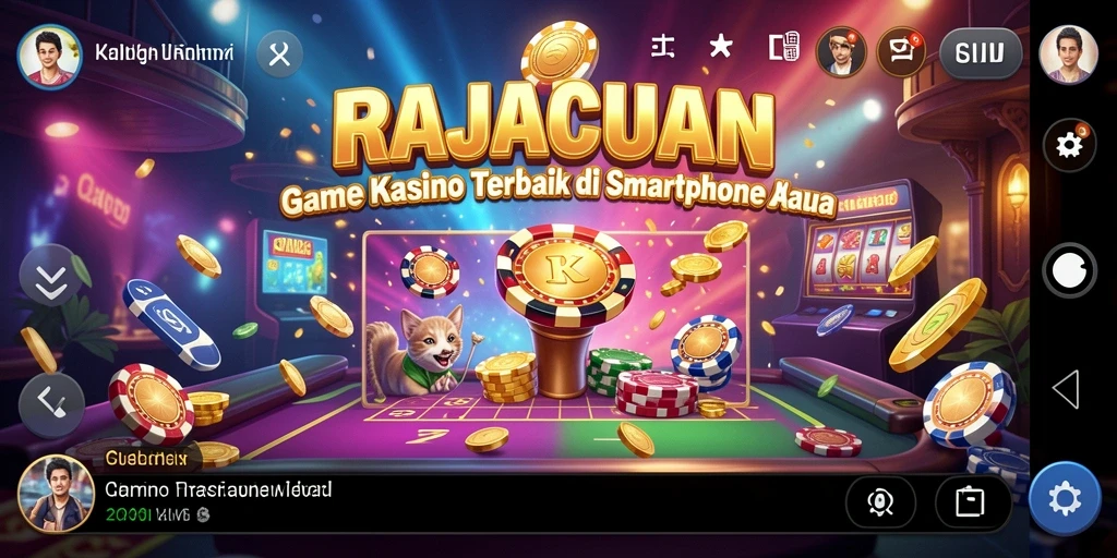 Tampilan menarik dari gameplay RAJACUAN yang penuh aksi Kasino.