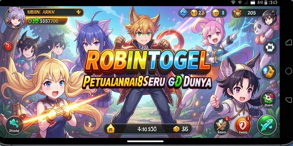 Gameplay menakjubkan di dunia Anime ROBINTOGEL.