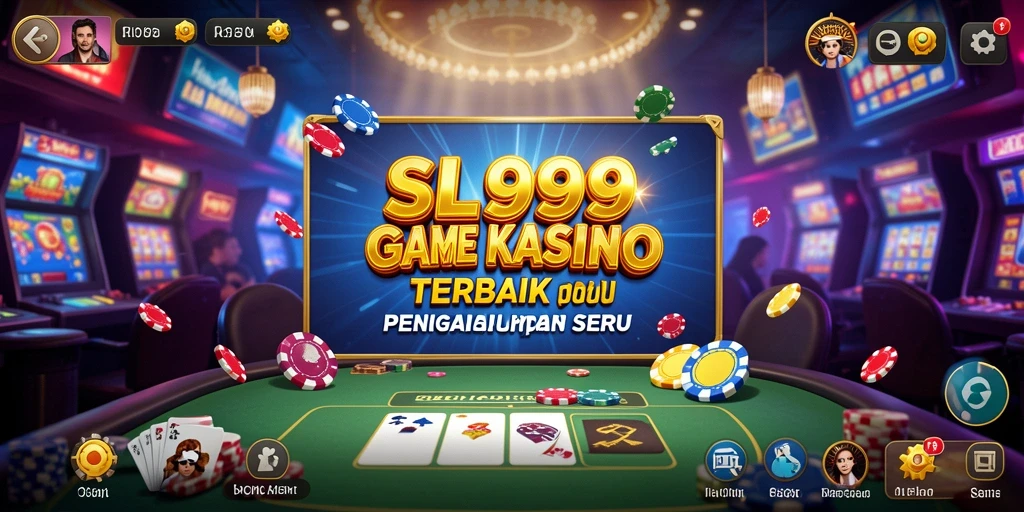 Tampilan gameplay seru di SL999 dengan berbagai pilihan permainan kasino.