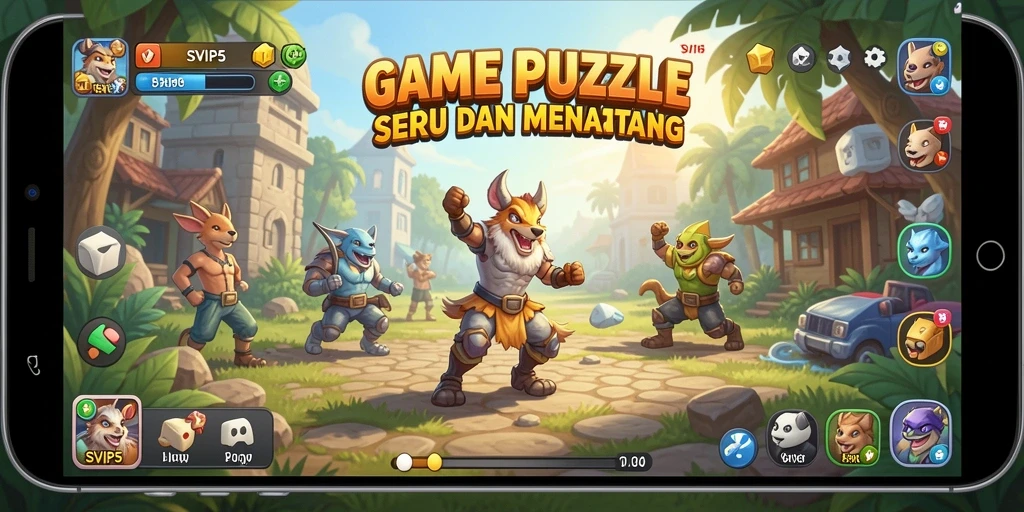 Gameplay seru dan tantangan puzzle yang menarik di SVIP5.