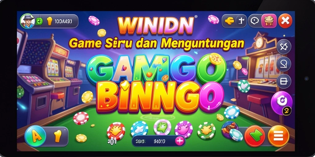 Screenshot gameplay <strong>WINIDN</strong> yang menunjukkan interaksi Bingo yang menyenangkan.