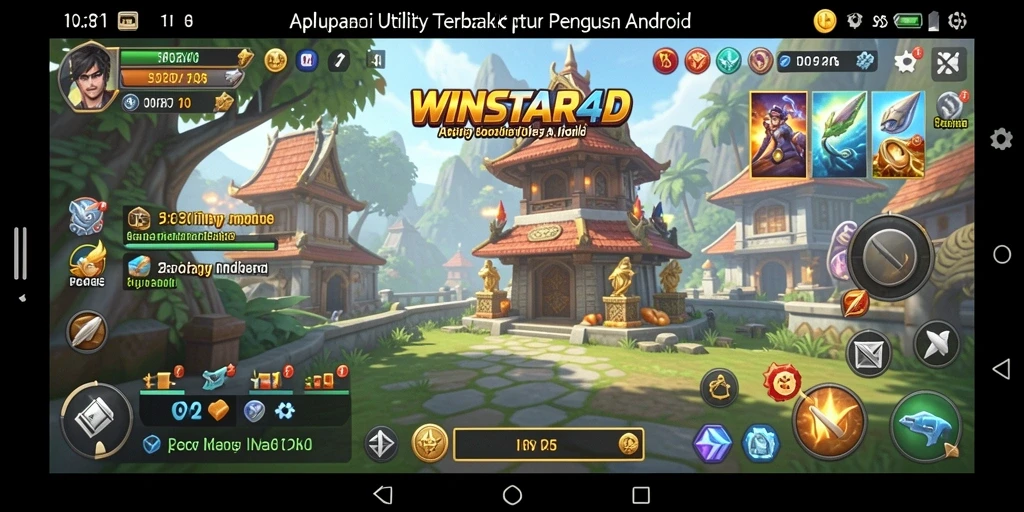 Tampilan antarmuka WINSTAR4D yang bersih dan intuitif.